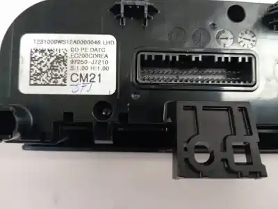 Peça sobressalente para automóvel em segunda mão comando de sofagem (chauffage / ar condicionado)  por kia xceed drive referências oem iam 97250j7210  