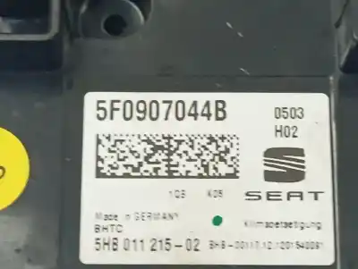 Автозапчастина б/у клімат-контроль для seat leon (5f1) reference посилання на oem iam 5f0907044b  