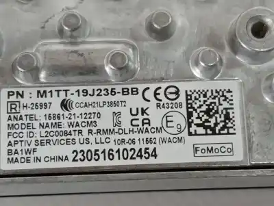 Second-hand car spare part electronic module for ford puma hybrid st-line oem iam references m1tt19j235bb  