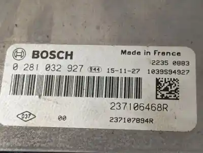 Second-hand car spare part ecu engine control for renault talisman icon oem iam references 237106468r  