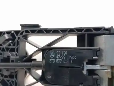 Автозапчастина б/у завнішня ручка задня ліва для skoda scala (nw) selection посилання на oem iam 5n0839885h  