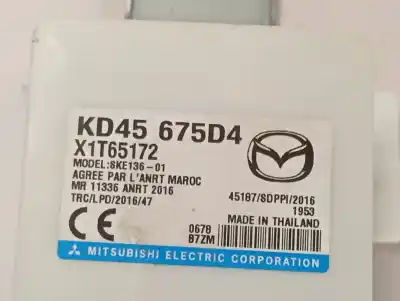 Second-hand car spare part electronic module for mazda cx-5 center-line 2wd oem iam references kd45675d4  