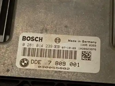 Second-hand car spare part ecu engine control for bmw serie 1 berlina (e81/e87) 118d oem iam references 7809001  