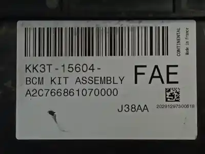 Second-hand car spare part fuse box unit for ford transit/tourneo custom combi (ttf) 310 l1 105 cv / 77 kw oem iam references kk3t15604  