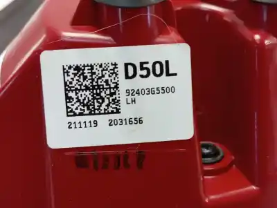 Second-hand car spare part interior left tailgate light for kia niro edition 7 oem iam references 92403g5500  