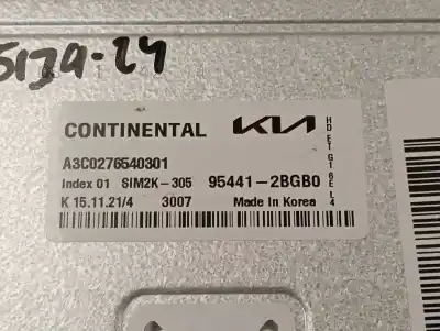 Second-hand car spare part ecu engine control for kia niro edition 7 oem iam references 954412bgb0  