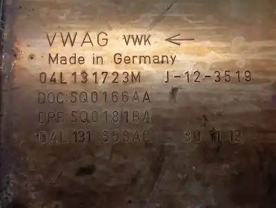 Автозапчастина б/у катализатор для seat leon (5f1) reference посилання на oem iam 04l131723m  