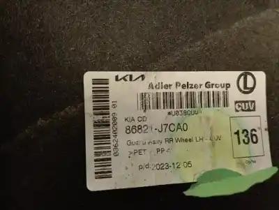Peça sobressalente para automóvel em segunda mão cave de roda traseira esquerda por kia xceed drive referências oem iam 86821j7ca0  