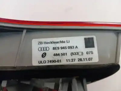 Second-hand car spare part interior left tailgate light for audi a4 avant (8e) 2.0 tdi oem iam references 8e9945093a  