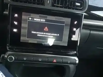 Peça sobressalente para automóvel em segunda mão display gps / multimídia por citroen c3 1.2 puretech referências oem iam 9838155680