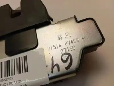 Second-hand car spare part trunk lock for citroen ds5 design oem iam references 9151487499h  