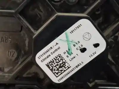 Second-hand car spare part climate control for dacia duster ii anniversary oem iam references 275105451r  