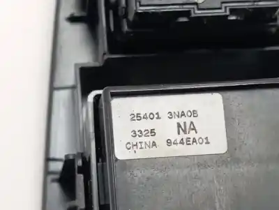 Second-hand car spare part left front power window switch for nissan leaf 2.zero oem iam references 254013na08  