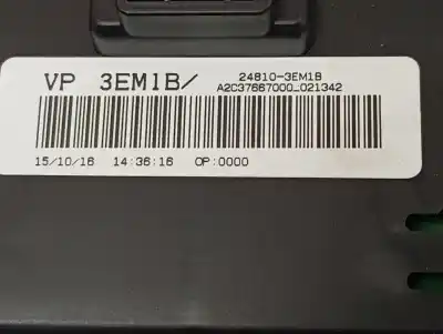 Second-hand car spare part dashboard for nissan leaf 2.zero oem iam references a2c37667000  