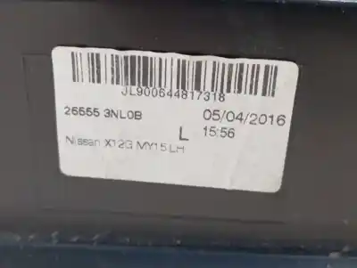 Second-hand car spare part left tailgate light for nissan leaf 2.zero oem iam references 265553nl0b  