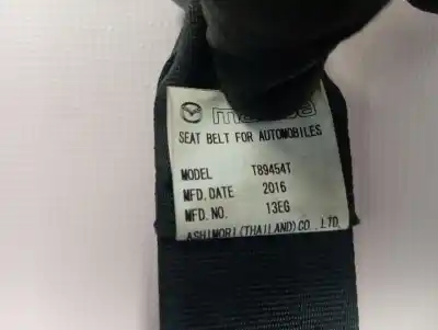Second-hand car spare part rear right seat belt for mazda cx-5 center-line 2wd oem iam references t89454t  
