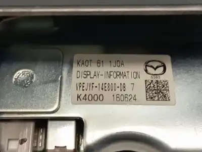 Second-hand car spare part multifunction display for mazda cx-5 center-line 2wd oem iam references ka0h669g0  