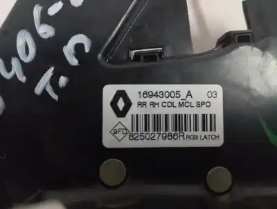 Автозапчастина б/у замок заднього правого дверя для renault scenic iv experience посилання на oem iam 16943005  