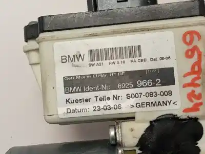 Peça sobressalente para automóvel em segunda mão elevador de vidros traseiro direito por bmw x3 (e83) 2.0d referências oem iam 69259662  
