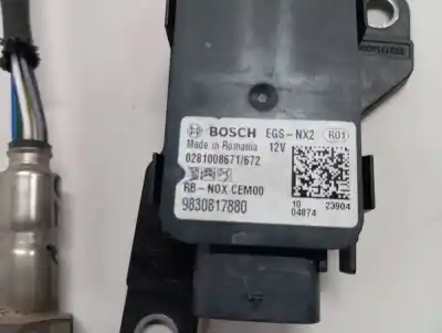 Peça sobressalente para automóvel em segunda mão sensor nox por peugeot 208 (p2) active referências oem iam 9830817880  