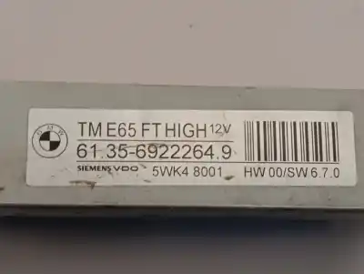 Peça sobressalente para automóvel em segunda mão módulo eletrônico por bmw serie 7 (e65/e66) 735i referências oem iam 613569222649  