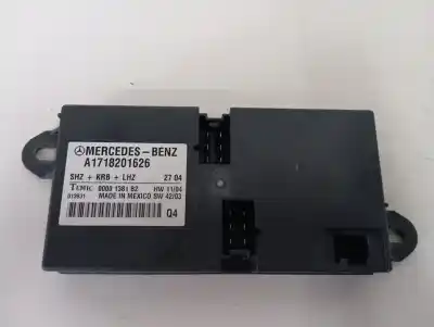 Second-hand car spare part switchboard seats for mercedes-benz clase slk (w171) roadster 350 (171.456) oem iam references a1718201626
