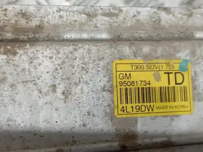 Peça sobressalente para automóvel em segunda mão intercooler por opel mokka selective referências oem iam 95081734  