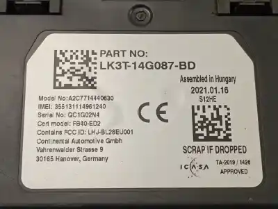 Автозапчастина б/у електронний модуль для ford ranger (tke) bc2x посилання на oem iam lk3t14g087bd  