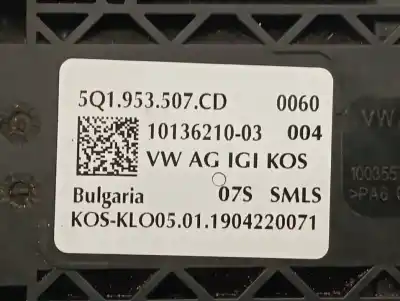 Second-hand car spare part indicator switch for seat leon st (5f8) fr oem iam references 5q1953507cd  