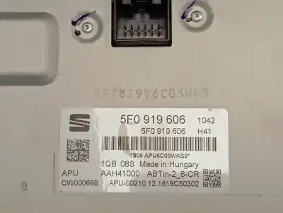 Second-hand car spare part multifunction display for seat leon st (5f8) fr oem iam references 5f0919606  