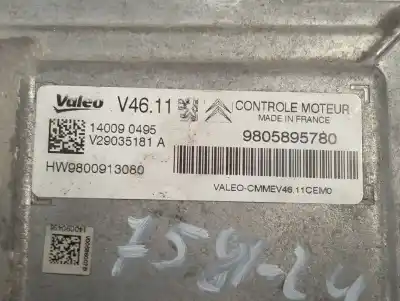 Second-hand car spare part ecu engine control for citroen c3 attraction oem iam references 9805895780  