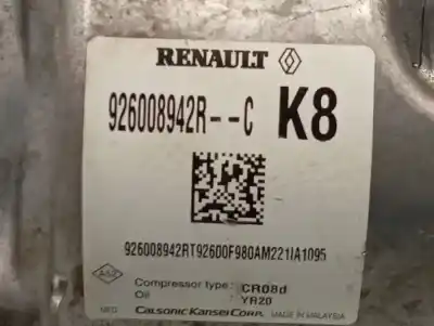 Second-hand car spare part air conditioning compressor for renault express confort oem iam references 926008942r  