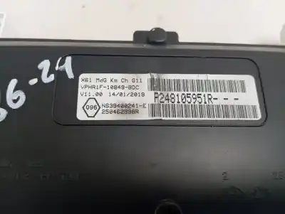 Peça sobressalente para automóvel em segunda mão quadrante por renault kangoo profesional referências oem iam p248105951r  
