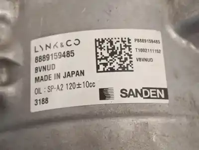 Peça sobressalente para automóvel em segunda mão compressor de ar condicionado a/a a/c por lynk & co 01 jlh-3g15td referências oem iam 8889159485  