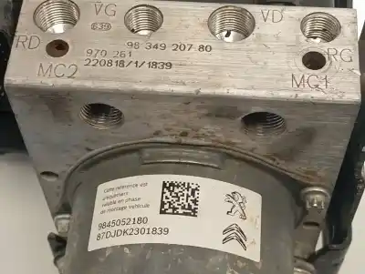 Peça sobressalente para automóvel em segunda mão abs por opel combo life edition referências oem iam 9845052180  