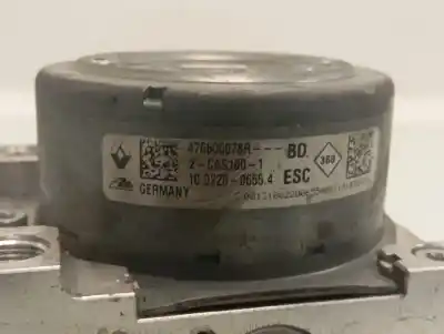 Автозапчастина б/у абс для dacia dokker essential посилання на oem iam 476600078r  