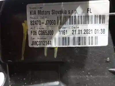 Second-hand car spare part driver left window regulator for kia xceed edrive phev oem iam references 82470j7060  