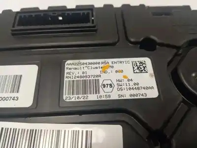 Peça sobressalente para automóvel em segunda mão quadrante por dacia duster ii expression referências oem iam 248093720r  