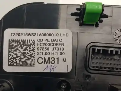 Second-hand car spare part climate control for kia ceed concept oem iam references 97250j7310  