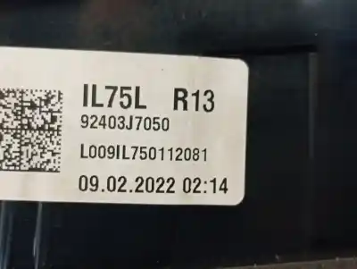 Second-hand car spare part interior left tailgate light for kia ceed concept oem iam references 92403j7050  