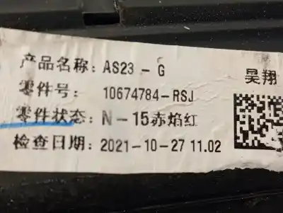 Peça sobressalente para automóvel em segunda mão espelho retrovisor direito por mg hs comfort referências oem iam 10674784rsj  