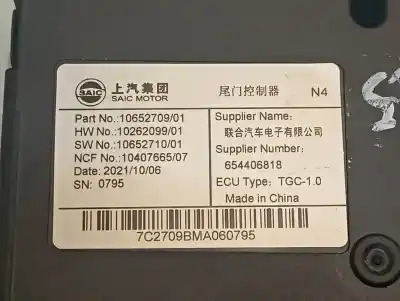 Pezzo di ricambio per auto di seconda mano modulo elettronico per mg hs comfort riferimenti oem iam 1065270901  