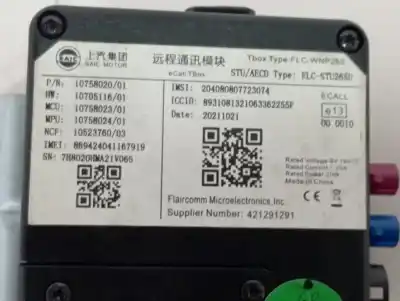 Pezzo di ricambio per auto di seconda mano modulo elettronico per mg hs comfort riferimenti oem iam 421291291  