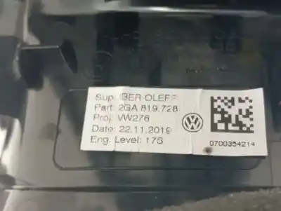 Автозапчастина б/у аератор для volkswagen t-roc (a11, d11) 1.0 tsi посилання на oem iam 2ga819728   Автозапчастина б/у аератор для volkswagen t-roc (a11, d11) 1.0 tsi посилання на oem iam 2ga819728