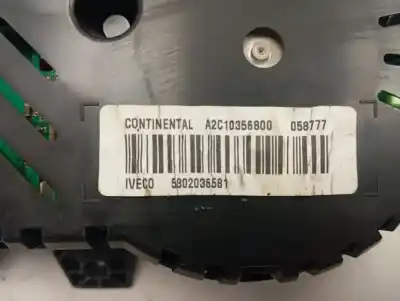 Second-hand car spare part dashboard for iveco daily furgón fg 33 s ... v batalla 3000 oem iam references 5802036581  