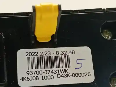 Second-hand car spare part multifunction switch for kia ceed concept oem iam references 93700j7431wk  