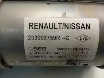 Peça sobressalente para automóvel em segunda mão motor de arranque por renault express advance referências oem iam 233003759r  