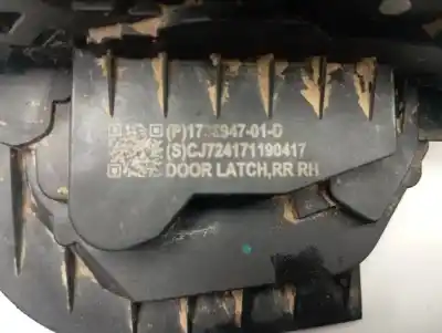 Pezzo di ricambio per auto di seconda mano serratura porta posteriore destra per tesla model 3 basis rwd riferimenti oem iam 173894701d  