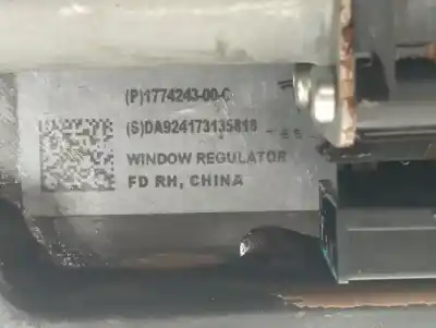 Pezzo di ricambio per auto di seconda mano alzacristalli anteriore destro per tesla model 3 basis rwd riferimenti oem iam 177424300c  