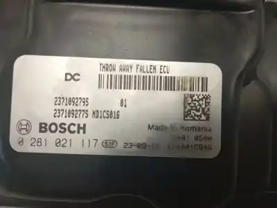 Автозапчастина б/у ебу контролер двигуна для renault express advance посилання на oem iam 0281021117  